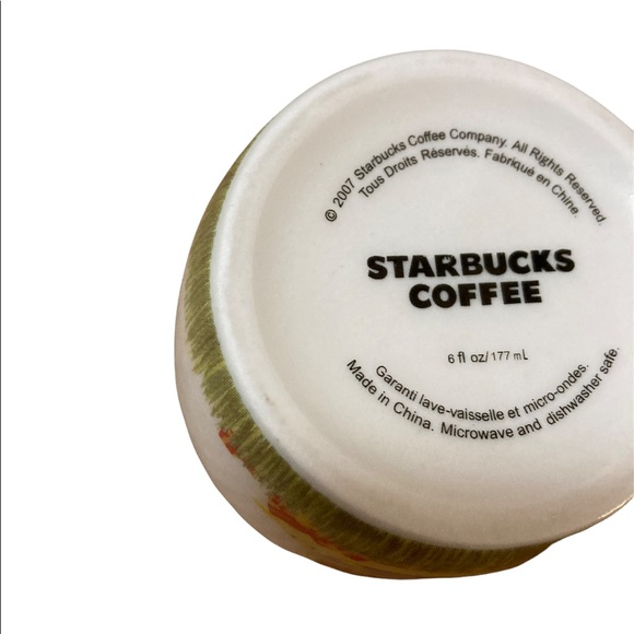 Starbucks 2007 Smaller 6 Fl Oz Spring Bunny Egg Basket Easter Mugs Cups Set of 3 - Picture 9 of 10